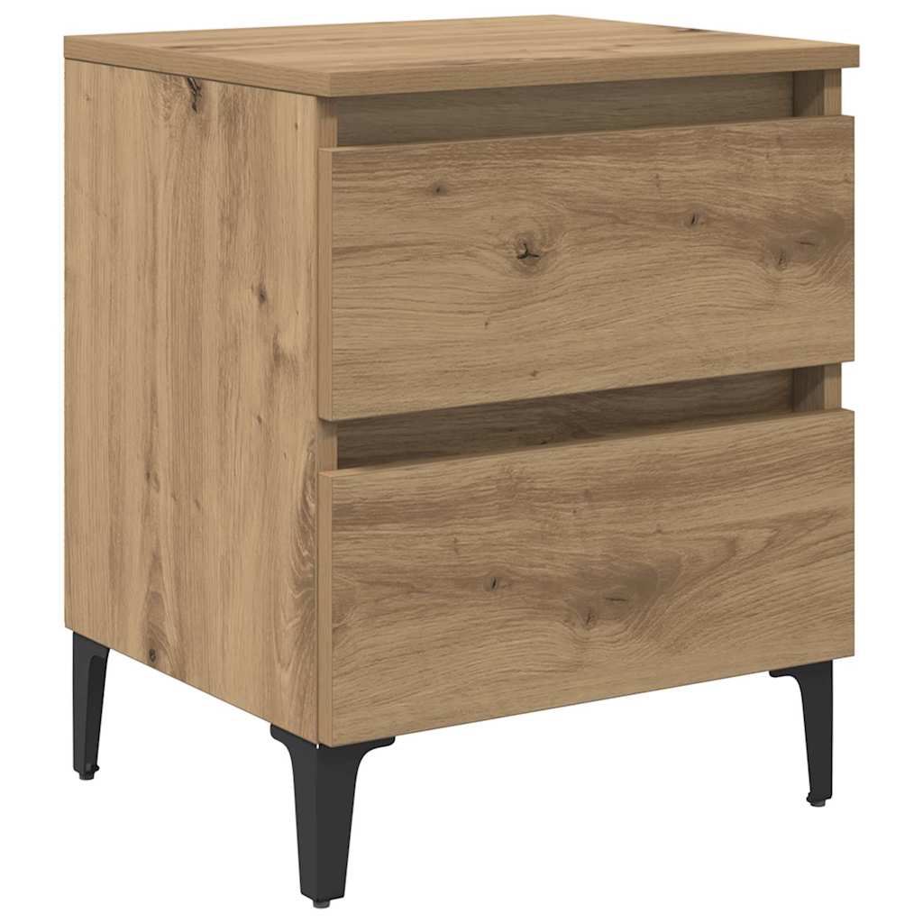Bedside Cabinet Artisan oak 40 x 35 x 50 cm Engineered wood
